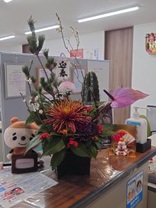 迎春岸和田支店店頭生花